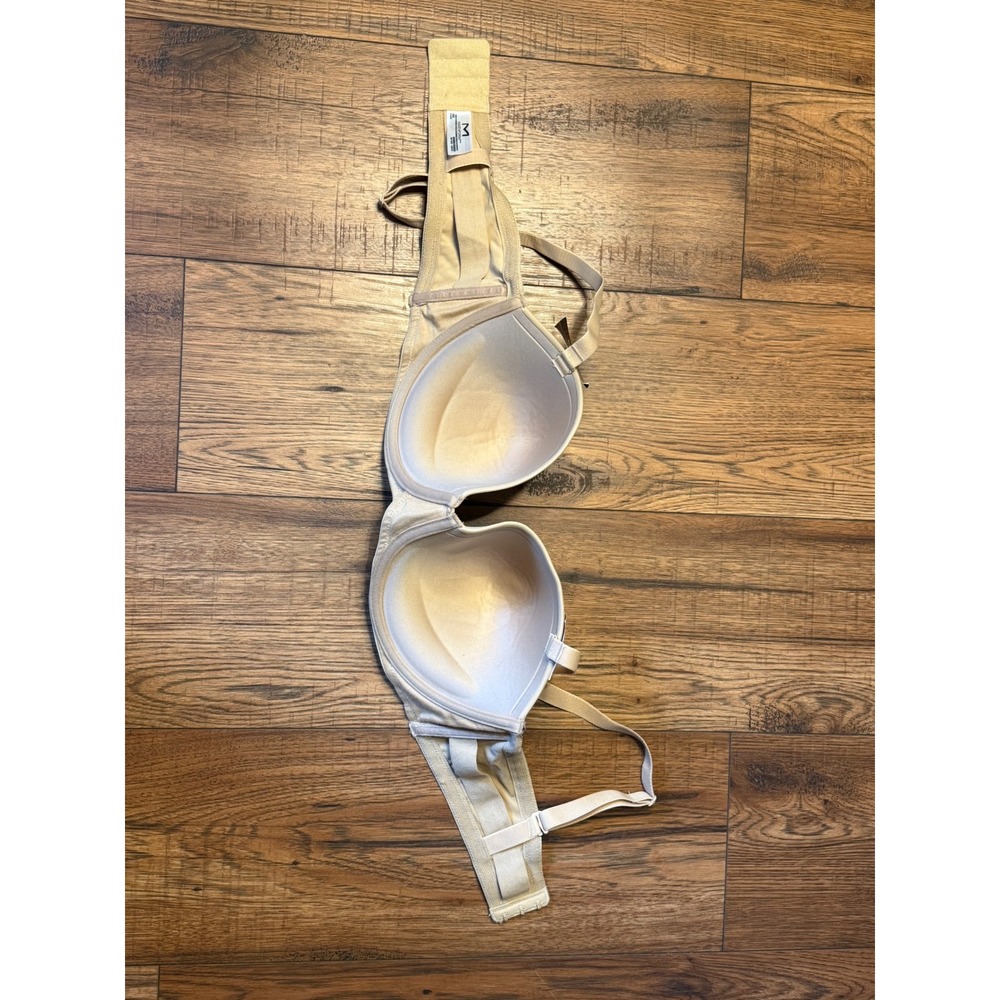 Maidenform One Fab Fit Extra Coverage T-Shirt Bra Beige 40D SE6990 - Picture 3 of 4